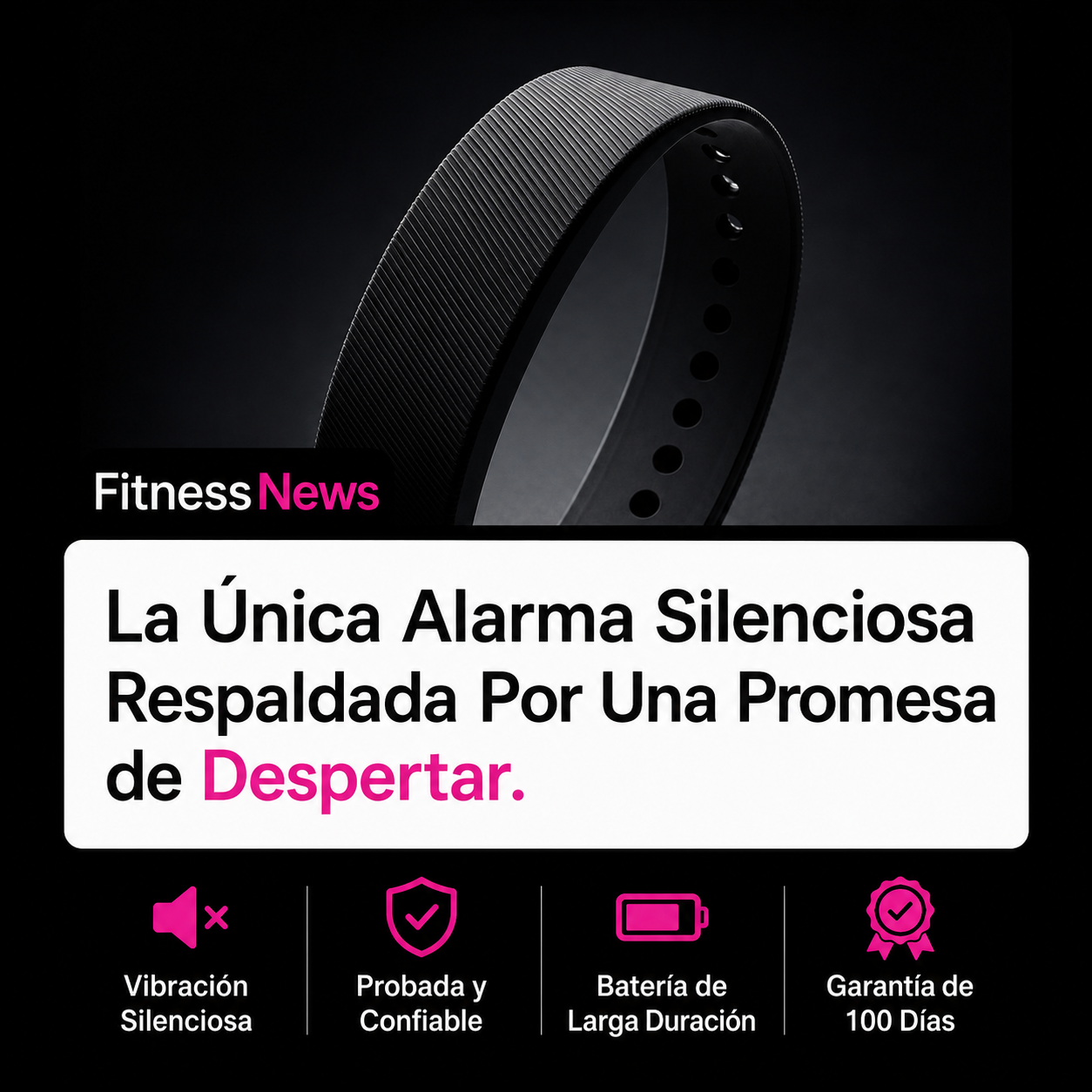 Pulsera con Alarma Vibratoria