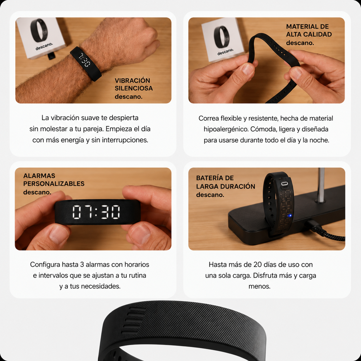 Pulsera con Alarma Vibratoria
